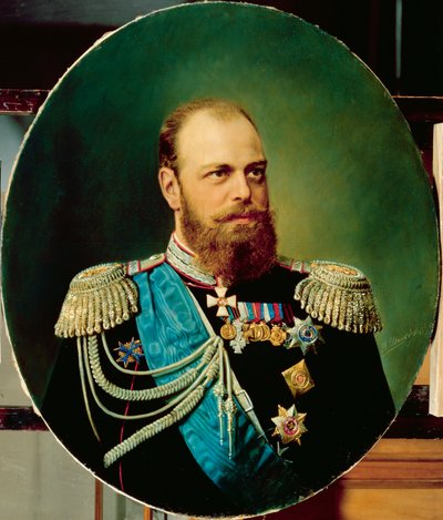 Emperor Alexander III by Andrey Nikolayevich Shilder
